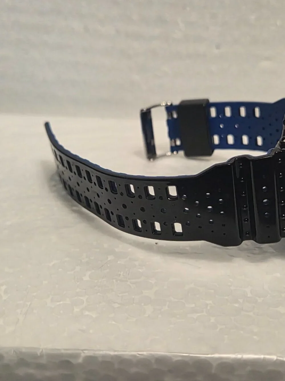 Casio G Shock Gloss Black and blue